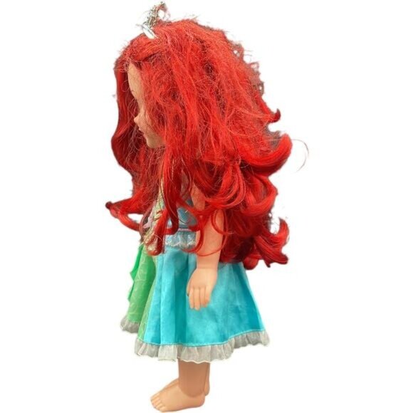 Disney Princess Ariel Toddler Doll With Red Hair & Tiara 14" Little Mermaid - Picture 6 of 7
